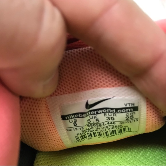 🌵 Nike Free 5.0 Size 8 Lace Up Sneakers Shoes - Picture 5 of 8